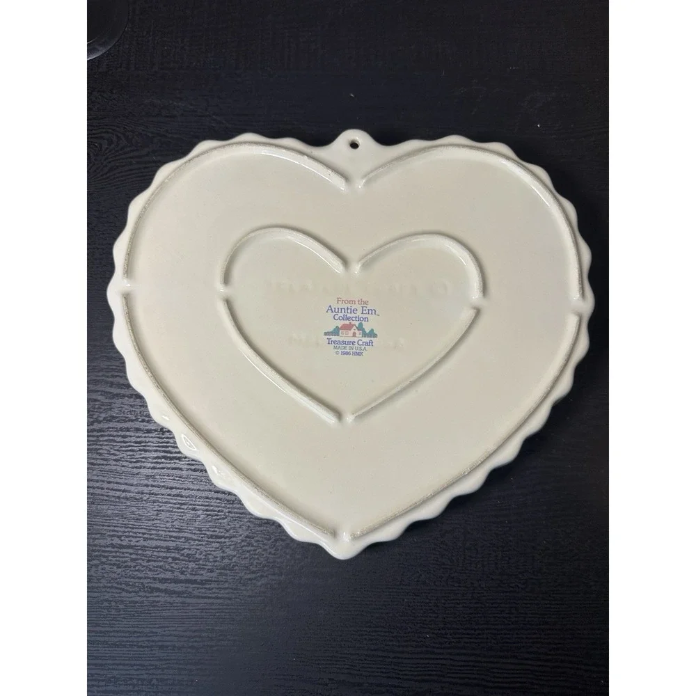Auntie Em Collection By Treasure Craft Baked With Love Heart Shaped Baking Dish